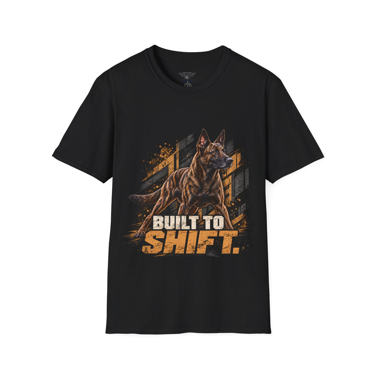 Built to Shift — Dutch Shepherd Working K9 T-Shirt