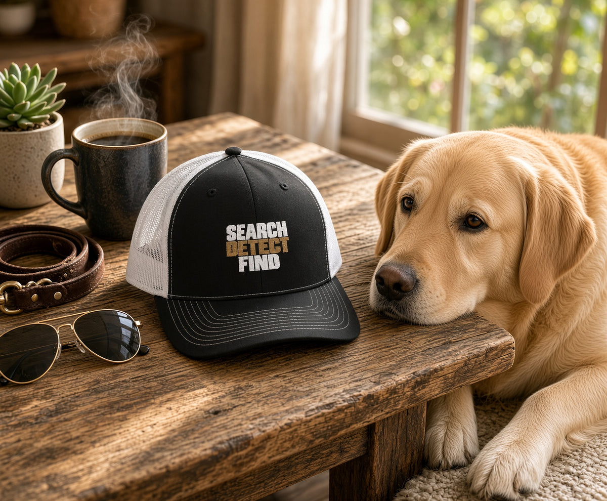 Search Detect Find Snapback Trucker Cap