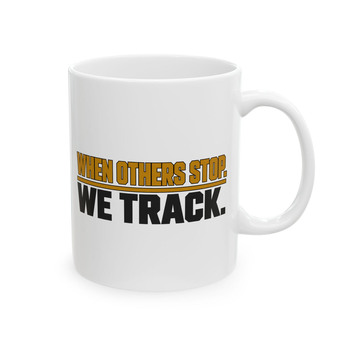 When Others Stop, We Track — Bloodhound Working K9 Mug