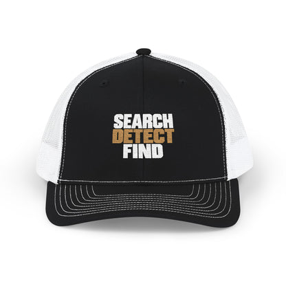 Search Detect Find Snapback Trucker Cap