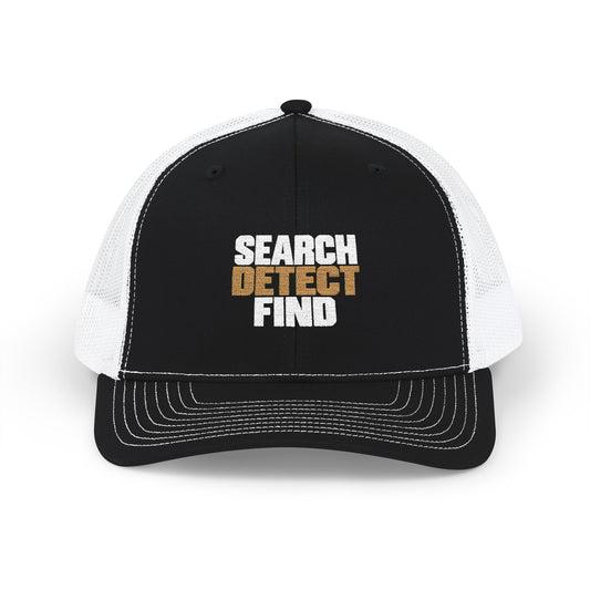 Search Detect Find Snapback Trucker Cap