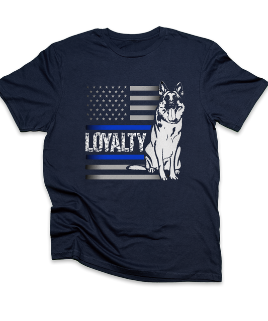 German Shepard Flag K9