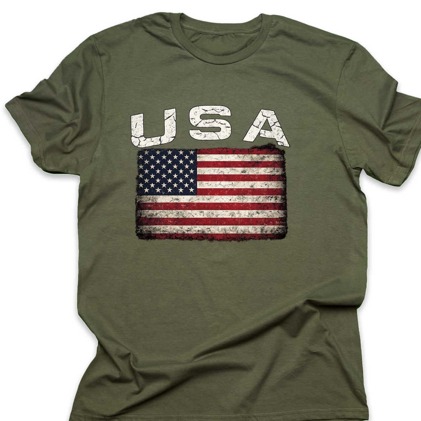USA with Flag