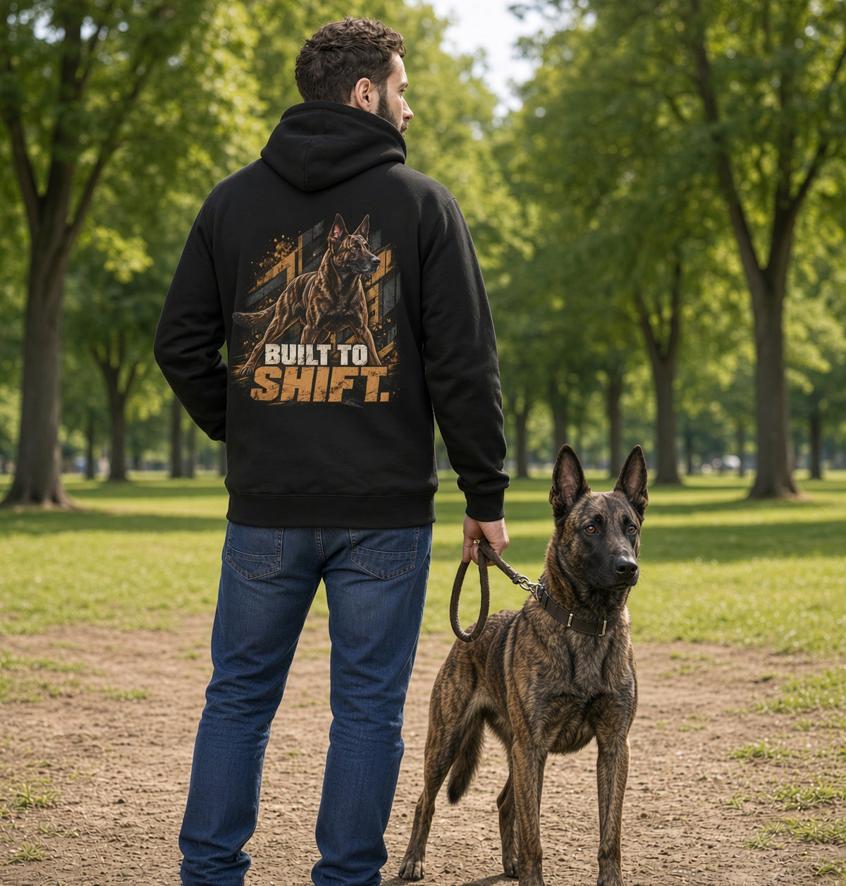 Built to Shift — Dutch Shepherd Working K9 Hoodie