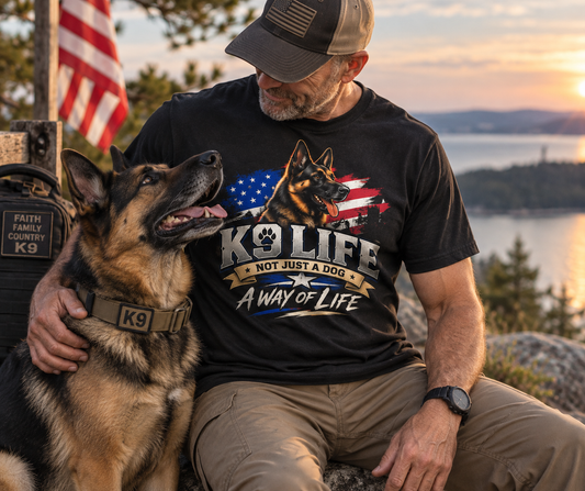 K9 Life — Not Just a Dog, A Way of Life — German Shepherd T-Shirt