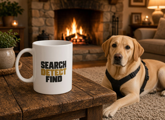 Search. Detect. Find. — Labrador Working K9 Mug