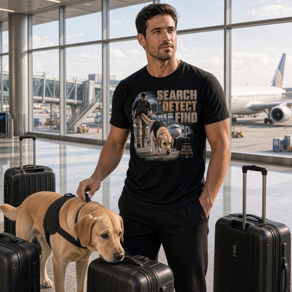 Search. Detect. Find. — Labrador Working K9 T-Shirt